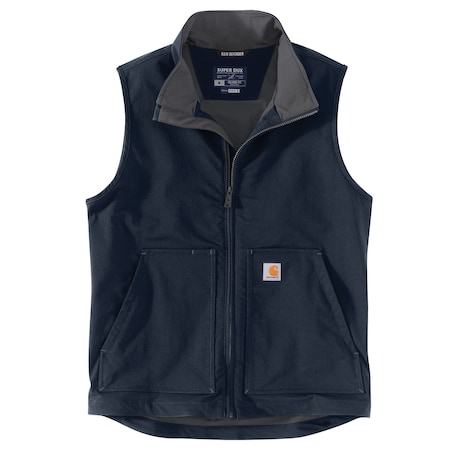 Carhartt Men's OV5535 M Super DuxRlxdFtLW Vest 2XL REG Non-Insulated Relaxed Navy OV5535-M / 105535-I262XLREG